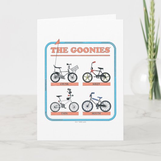 De Goonies fietskaart Kaart (Voorkant)