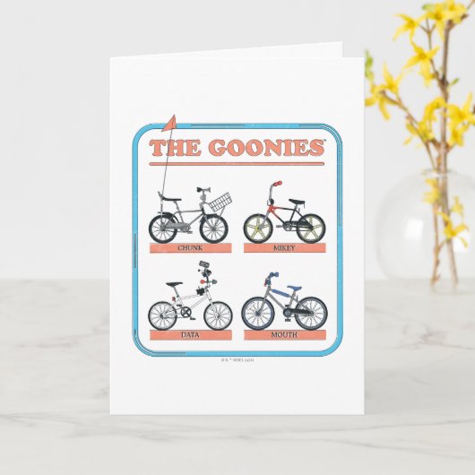 De Goonies fietskaart Kaart (Gele Bloem)