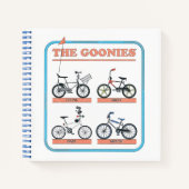 De Goonies fietskaart Notitieboek (Voorkant)