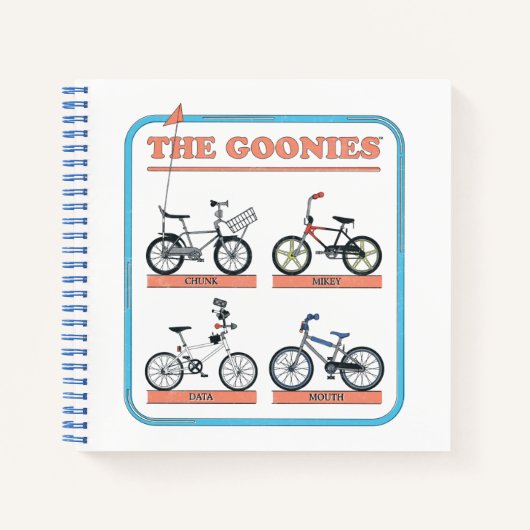 De Goonies fietskaart Notitieboek (Voorkant)