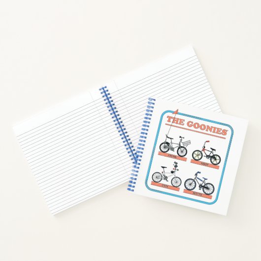 De Goonies fietskaart Notitieboek (Binnen)