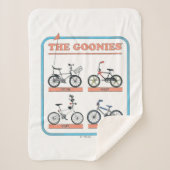 De Goonies fietskaart Sherpa Deken (Voorkant)