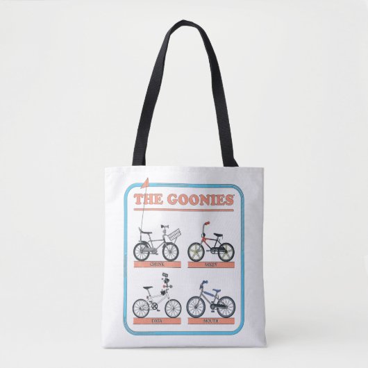 De Goonies fietskaart Tote Bag (Voorkant)