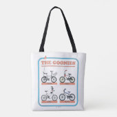 De Goonies fietskaart Tote Bag (Achterkant)