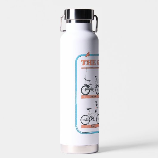 De Goonies fietskaart Waterfles (Voorkant)