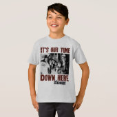 De goonies "Het is onze tijd hier beneden" T-shirt (Voorkant volledig)