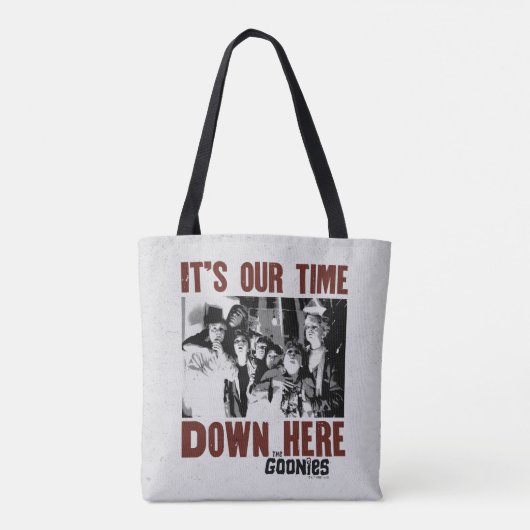 De goonies "Het is onze tijd hier beneden" Tote Bag (Achterkant)