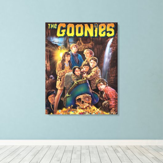 De Goonies One-Eyed Willy's Treasure Canvas Afdruk (Insitu (Houten vloer))