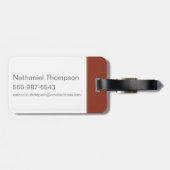 De Goonies Pirate Ship Silhouette Graphic Bagagelabel (Achterkant horizontaal)