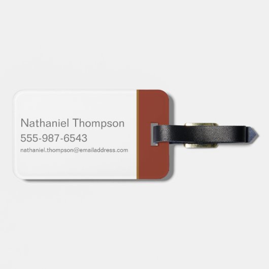 De Goonies Pirate Ship Silhouette Graphic Bagagelabel (Achterkant horizontaal)