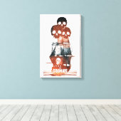 De Goonies Pirate Ship Silhouette Graphic Canvas Afdruk (Insitu (Houten vloer))