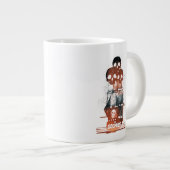 De Goonies Pirate Ship Silhouette Graphic Grote Koffiekop (Voorkant rechts)