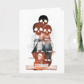 De Goonies Pirate Ship Silhouette Graphic Kaart (Voorkant)