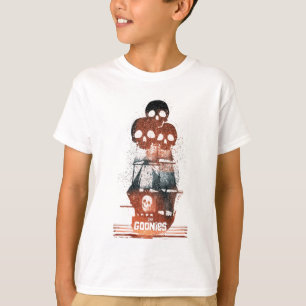 De Goonies Pirate Ship Silhouette Graphic T-shirt