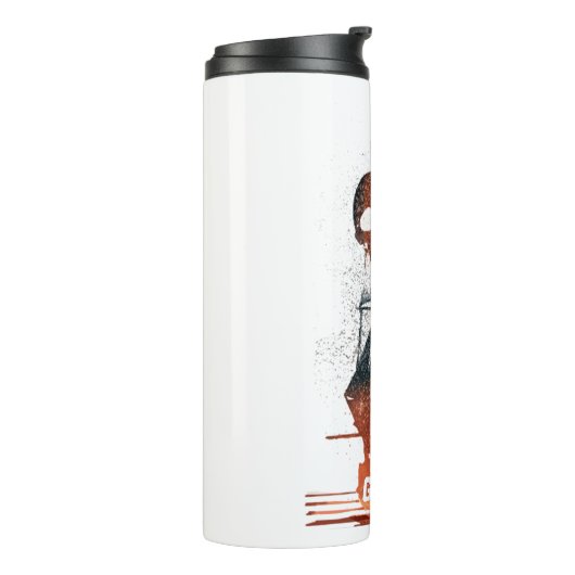 De Goonies Pirate Ship Silhouette Graphic Thermosbeker (Gedraaid links)