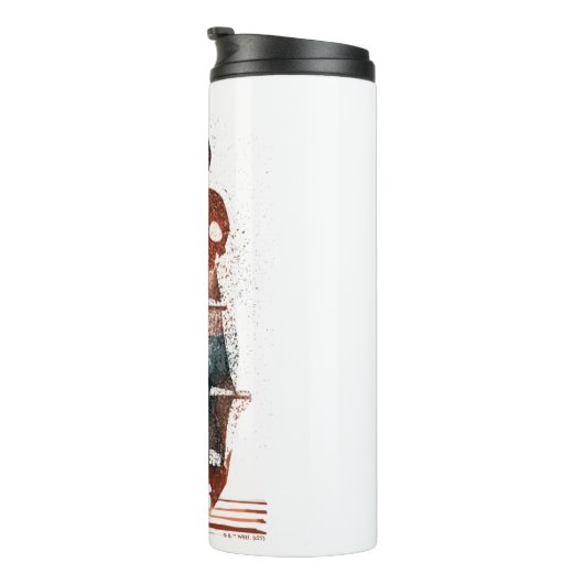 De Goonies Pirate Ship Silhouette Graphic Thermosbeker (Geroteerd rechts)