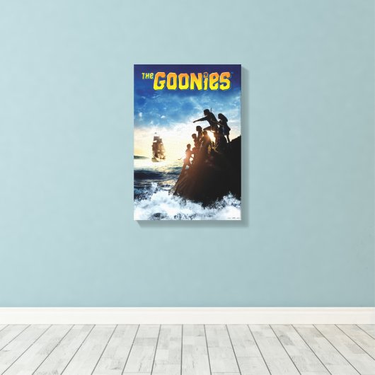De Goonies Pirate verscheept theatrale kunst Canvas Afdruk (Insitu (Houten vloer))