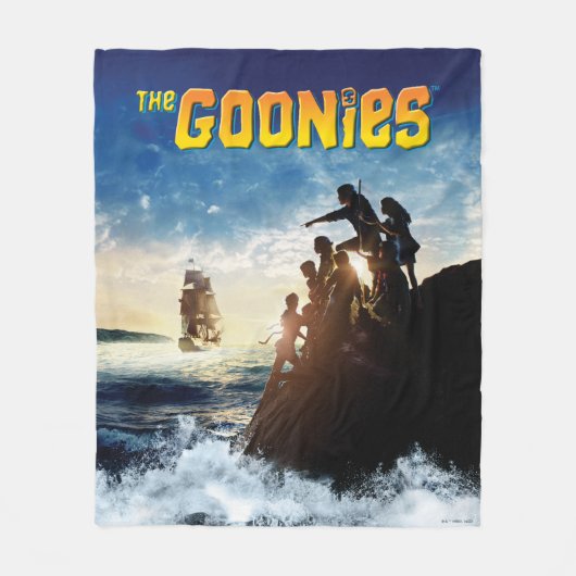 De Goonies Pirate verscheept theatrale kunst Fleece Deken (Voorkant)