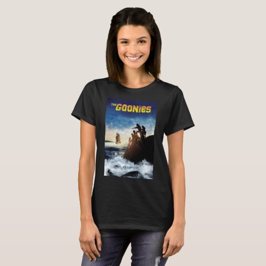 De Goonies Pirate verscheept theatrale kunst T-shirt (Voorkant volledig)