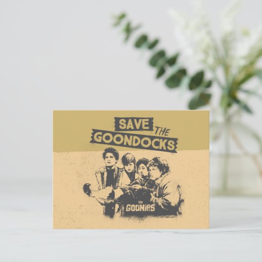 De goonies "Red de Goon Docks" Briefkaart (Staand voorkant)