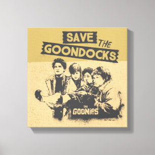 De goonies "Red de Goon Docks" Canvas Afdruk