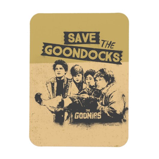 De goonies "Red de Goon Docks" Magneet (Verticaal)