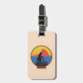 De Goonies Retro Mikey Riding Bike Graphic Bagagelabel (Voorkant verticaal)