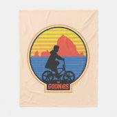 De Goonies Retro Mikey Riding Bike Graphic Fleece Deken (Voorkant)