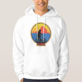 De Goonies Retro Mikey Riding Bike Graphic Hoodie (Voorkant)