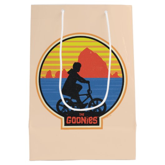 De Goonies Retro Mikey Riding Bike Graphic Medium Cadeauzakje (Achterkant)