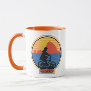 De Goonies Retro Mikey Riding Bike Graphic Mok