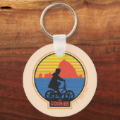 De Goonies Retro Mikey Riding Bike Graphic Sleutelhanger (Voorkant)