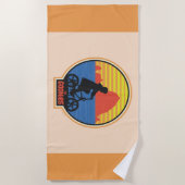 De Goonies Retro Mikey Riding Bike Graphic Strandlaken (Voorkant)