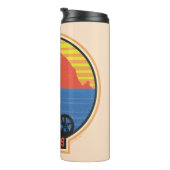 De Goonies Retro Mikey Riding Bike Graphic Thermosbeker (Geroteerd rechts)