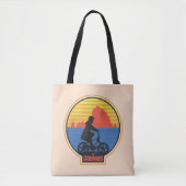 De Goonies Retro Mikey Riding Bike Graphic Tote Bag (Voorkant)