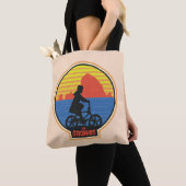 De Goonies Retro Mikey Riding Bike Graphic Tote Bag (Dichtbij)