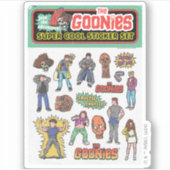De Goonies Retro Sticker Blad Graphic (Voorkant)