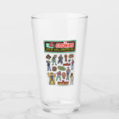 De Goonies Retro Sticker Blad Graphic Glas (Voorkant)