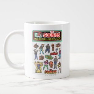 De Goonies Retro Sticker Blad Graphic Grote Koffiekop