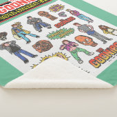 De Goonies Retro Sticker Blad Graphic Sherpa Deken (3/4)