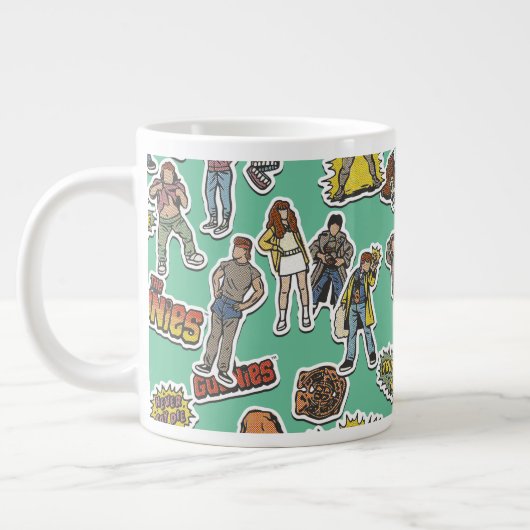 De Goonies Retro Sticker Grote Koffiekop (Links)