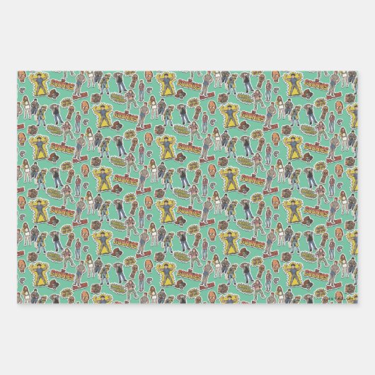 De Goonies Retro Sticker Inpakpapier Vel (Voorkant 2)