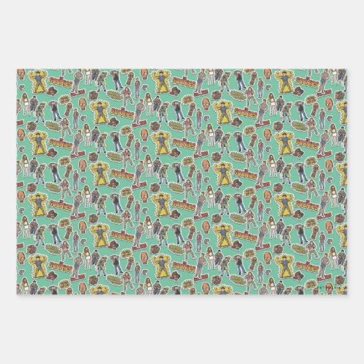 De Goonies Retro Sticker Inpakpapier Vel (Voorkant)