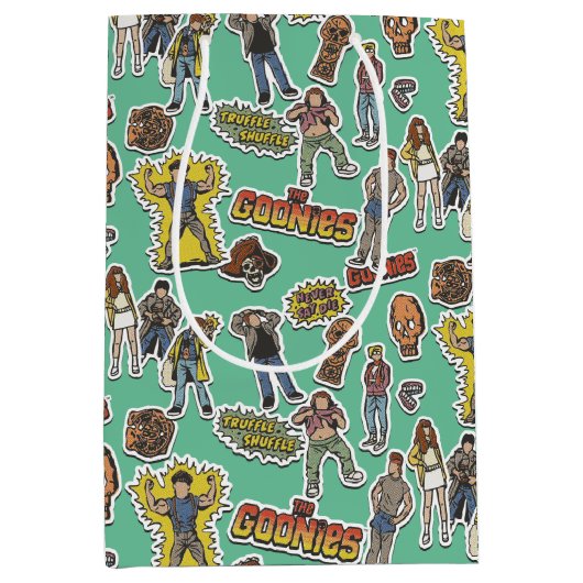 De Goonies Retro Sticker Medium Cadeauzakje (Voorkant)