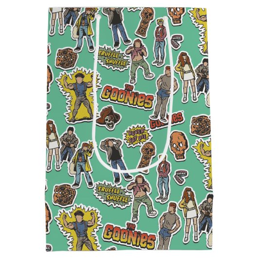De Goonies Retro Sticker Medium Cadeauzakje (Achterkant)