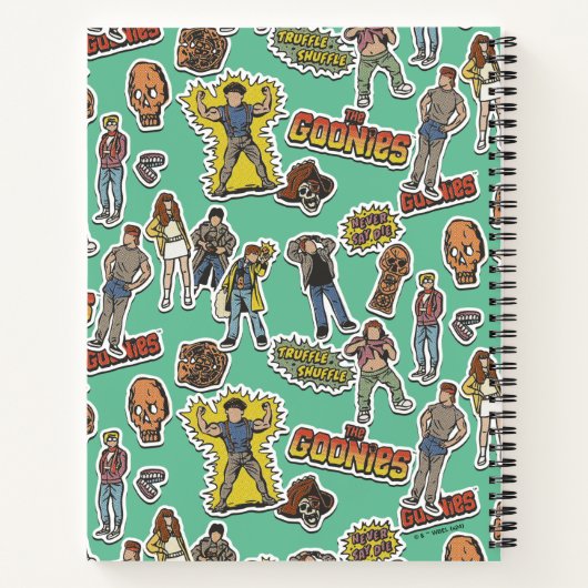 De Goonies Retro Sticker Notitieboek (Achterkant)