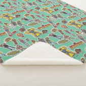 De Goonies Retro Sticker Sherpa Deken (3/4)