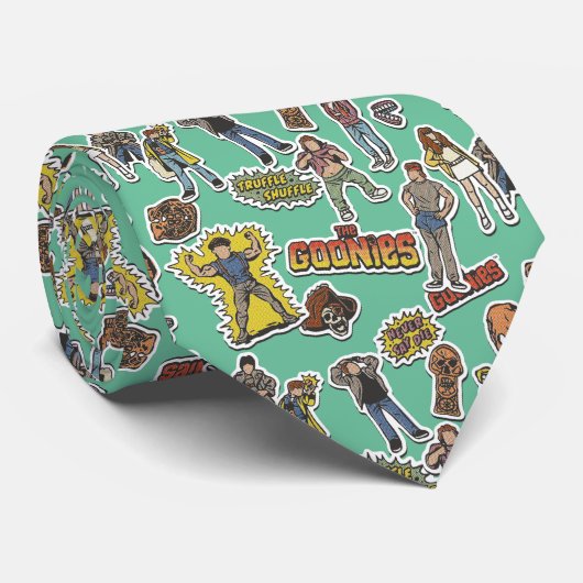 De Goonies Retro Sticker Stropdas (Opgerold)