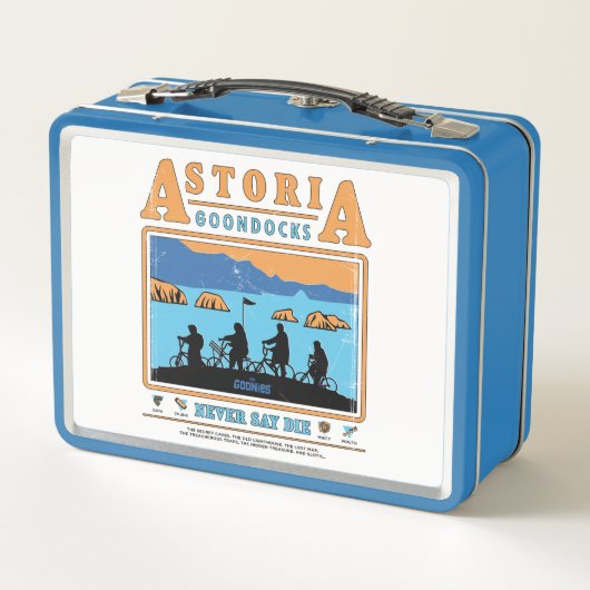 De Goonies Silhouetten boven Astoria Goondocks (Achterkant)