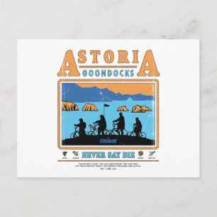 De Goonies Silhouetten boven Astoria Goondocks Briefkaart
